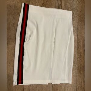 White Pencil skirt